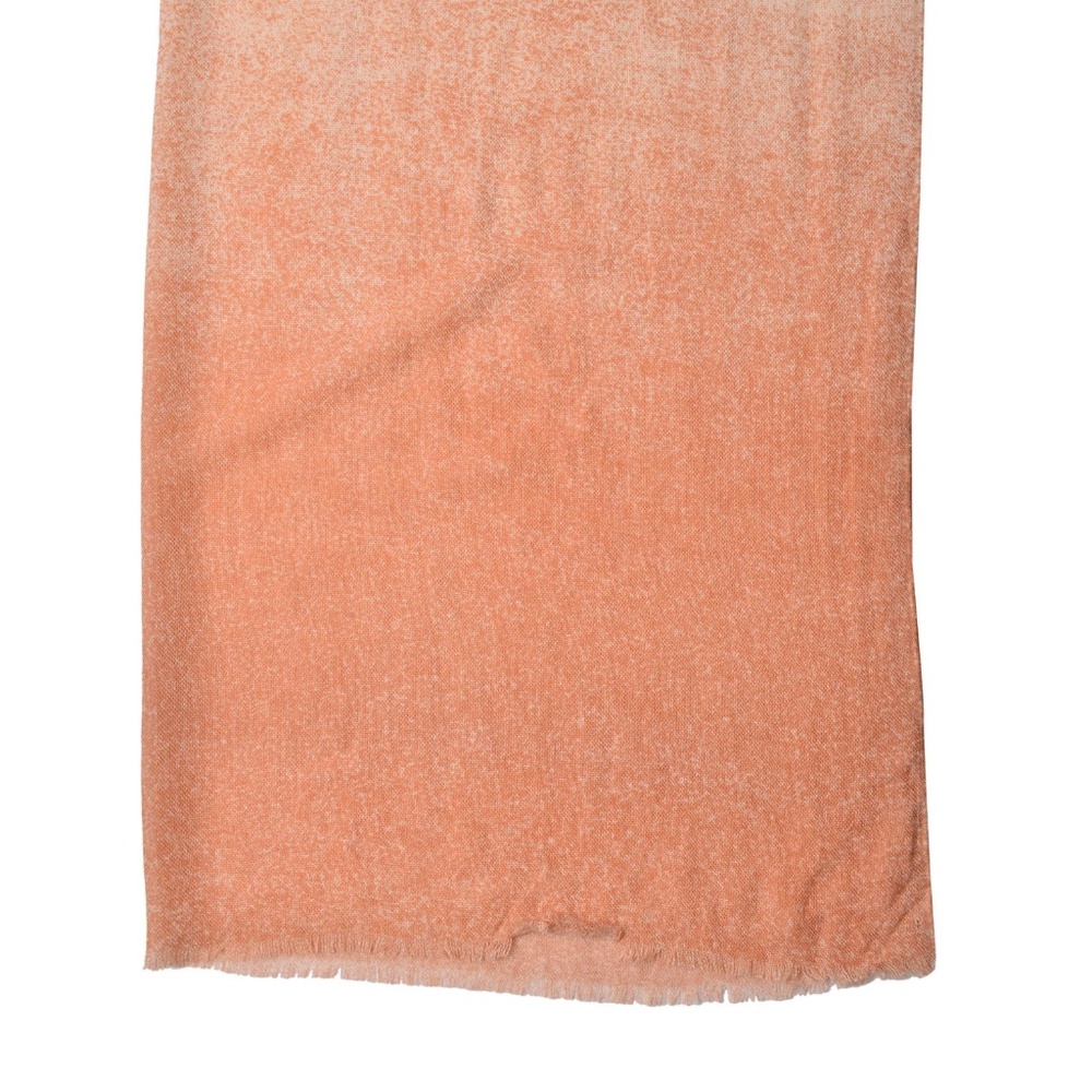 Peach 100% Acrylic Shadow Art Scarf (76x36 in) - Picture 5 of 5